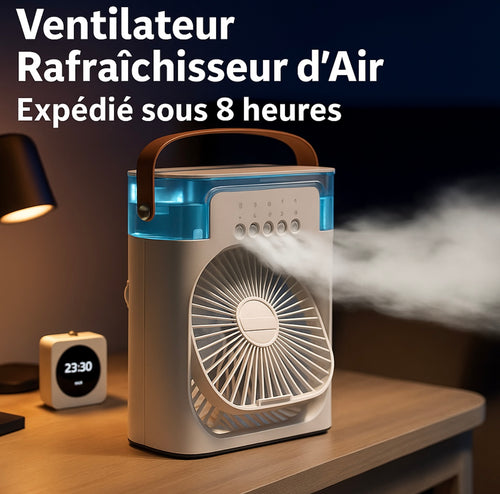 Ventilateur Mini Refroidisseur 3-en-1